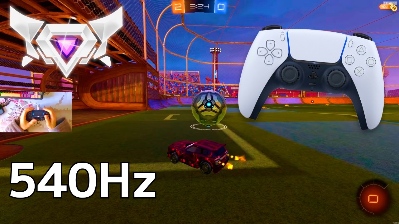 PS5 Controller ASMR 😴 Rocket League Ranked 🏆 Satisfying 360 FPS 4K