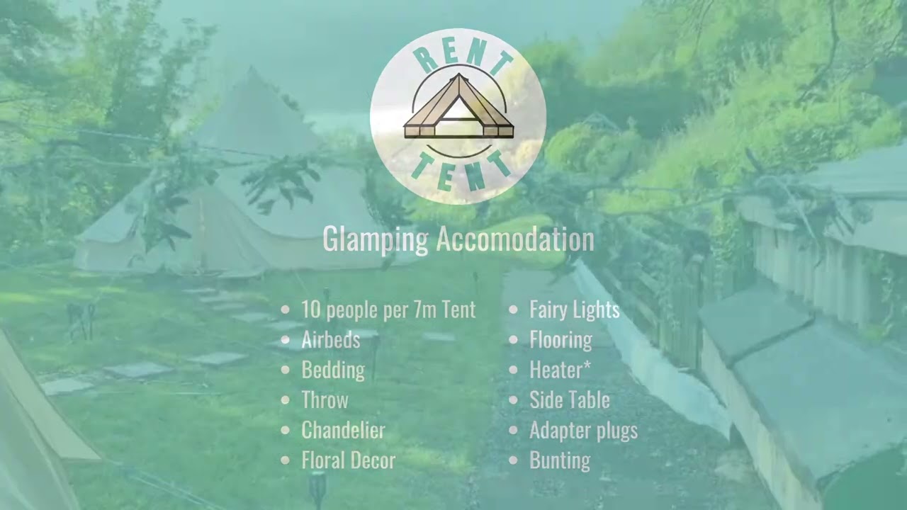 7m Bell Tent Hire | Northern Ireland | Walkthrough | Rent A Tent NI