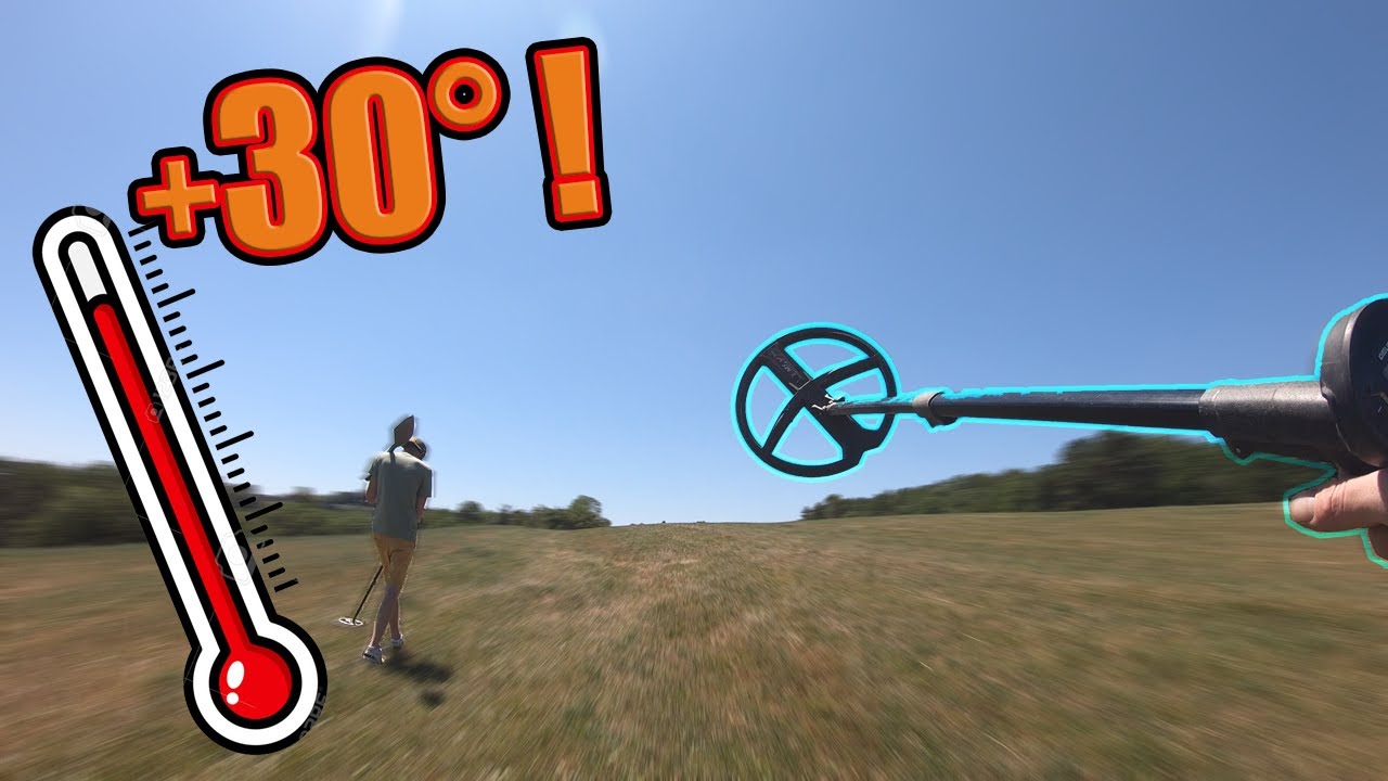 BONHEUR sous la CHALEUR !  Détection de métaux - Terre Happy