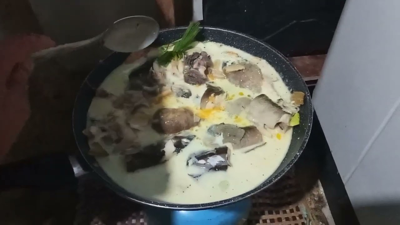 Adubong sa gata na tagutungan at ubod 