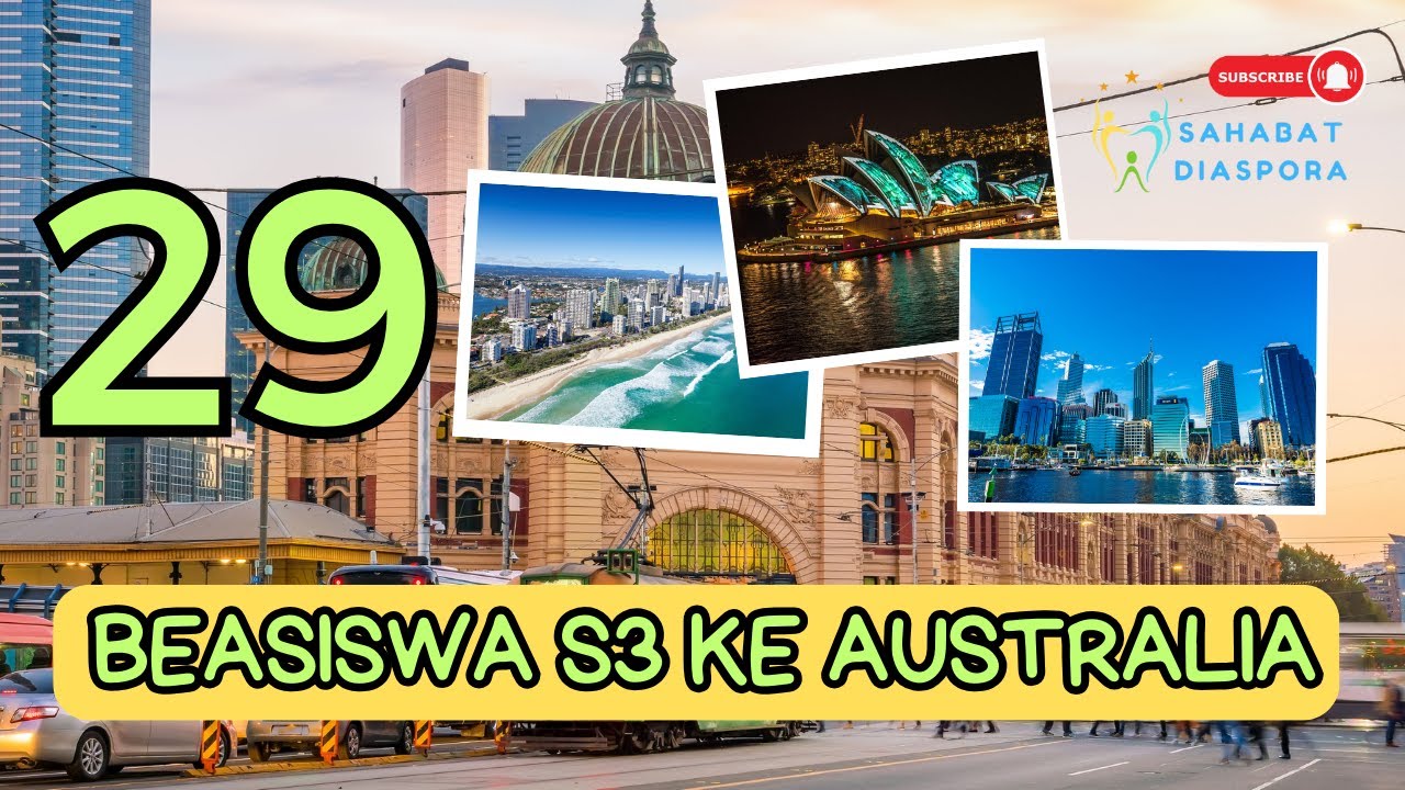 29 BEASISWA KULIAH S3 KE AUSTRALIA