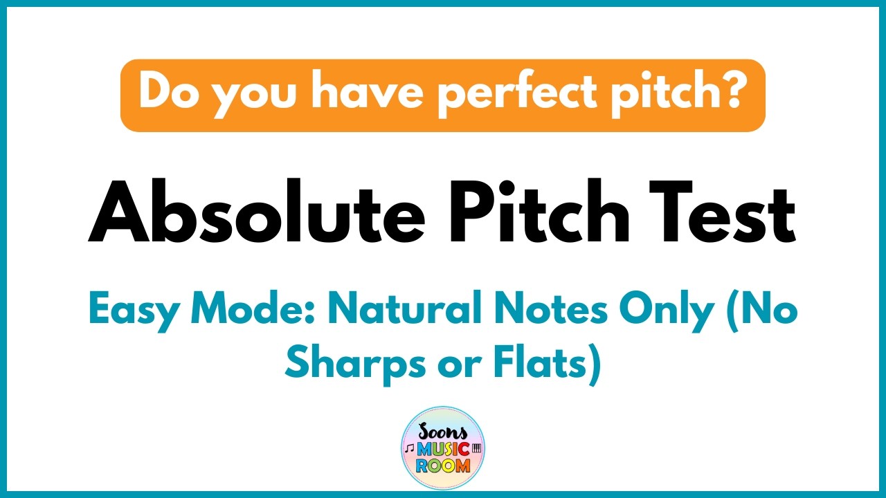 Absolute Pitch Test | Perfect Pitch Test | Easy Mode: Natural Notes Only (No Sharps or Flats)