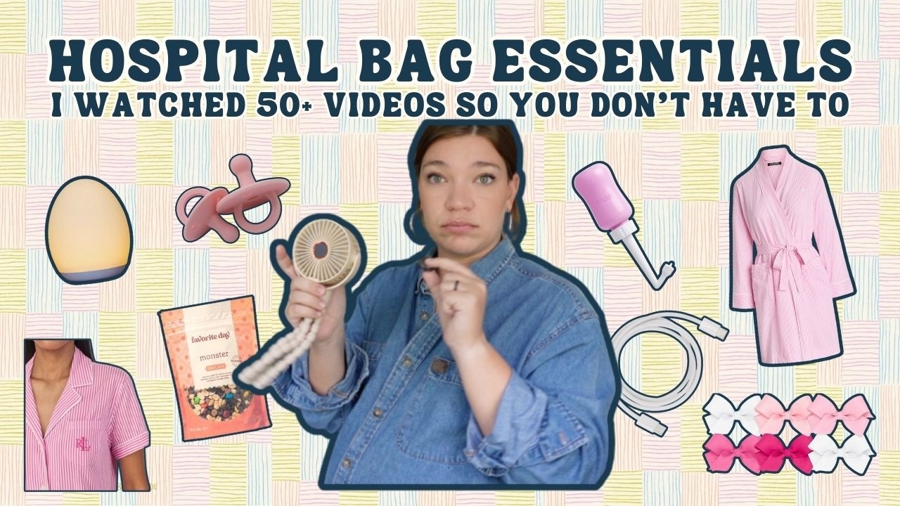 My Hospital Bag 2025 (I Watched 50+ Videos So You Don’t Have To)