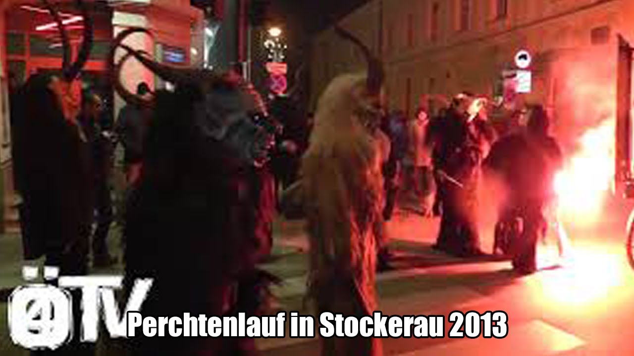 Ö4 TV beim Perchtenlauf in Stockerau 2013