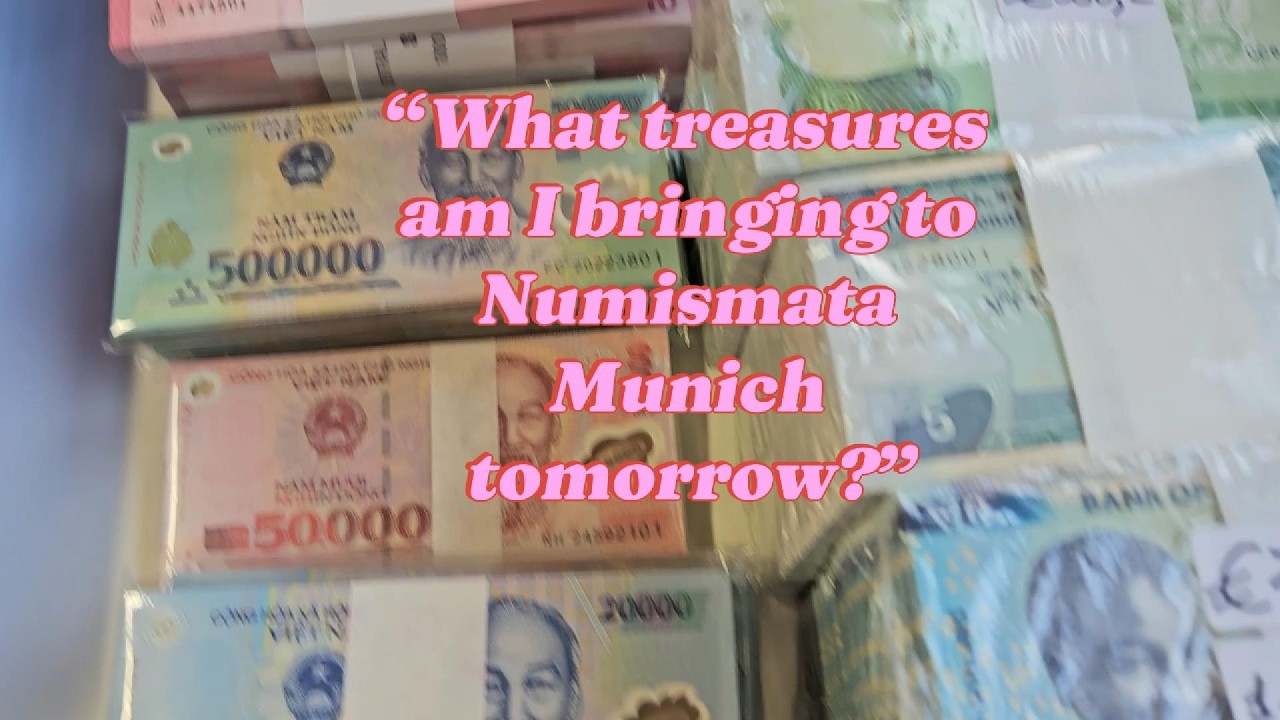 Preparing Coins & Banknotes for Numismata Munich Tomorrow!