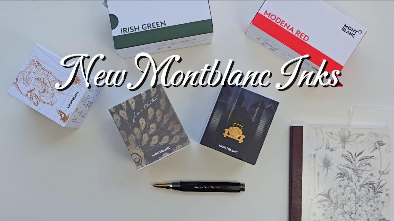 2 New Montblanc Inks (+ My Little Collection and Currently Inked Pens for March)