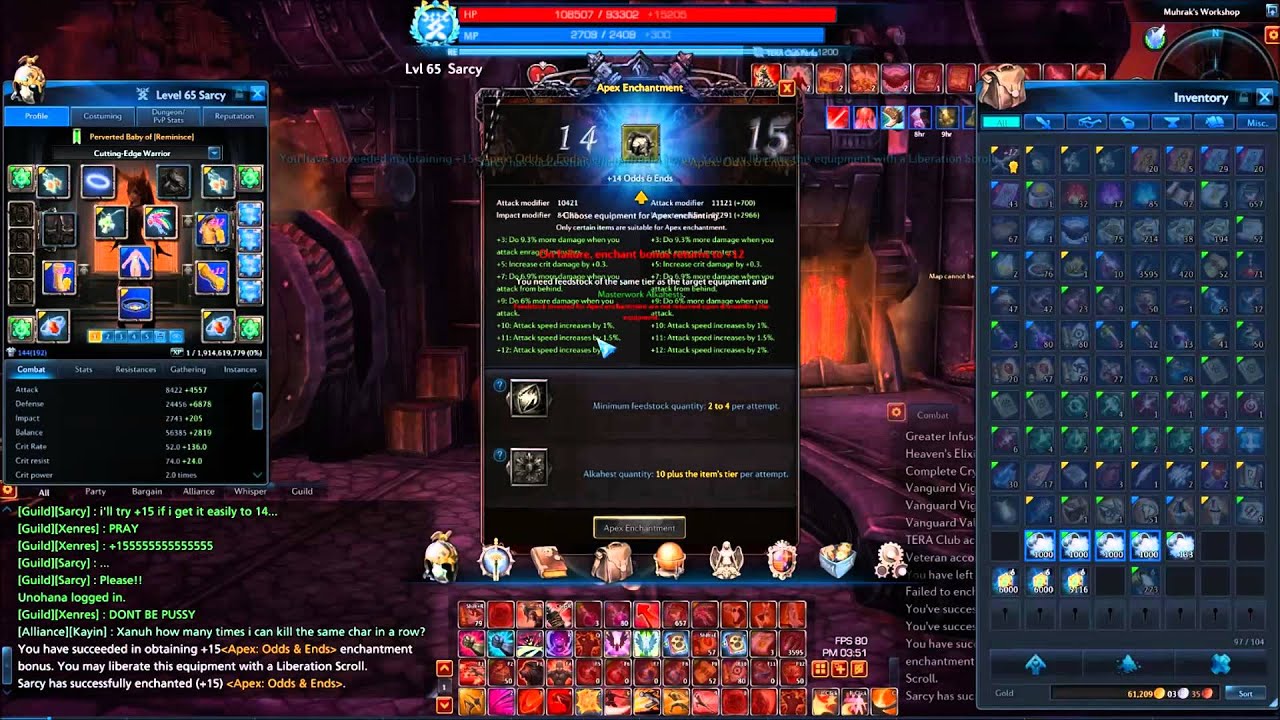 Tera EU - How to +15 a weapon