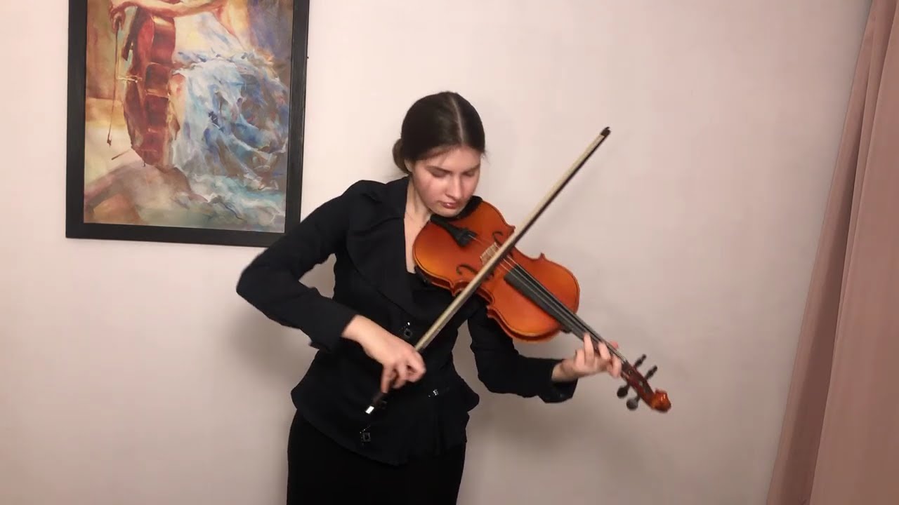 Bach - Violin Partita No. 2 in D Minor, BWV 1004: I. Allemande (violin solo)