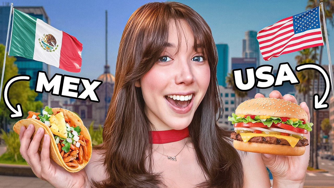 MÉXICO VS ESTADOS UNIDOS | ¿QUÉ COMIDA ES MEJOR?