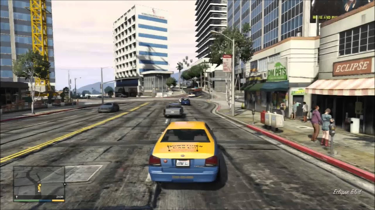 GTA 5 - Completing a few Taxi Missions