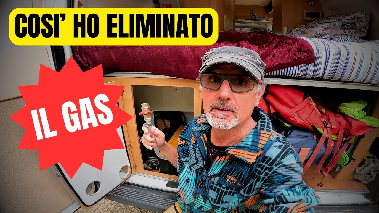 Ho eliminato il gas sul camper 😄 tutto elettrico!