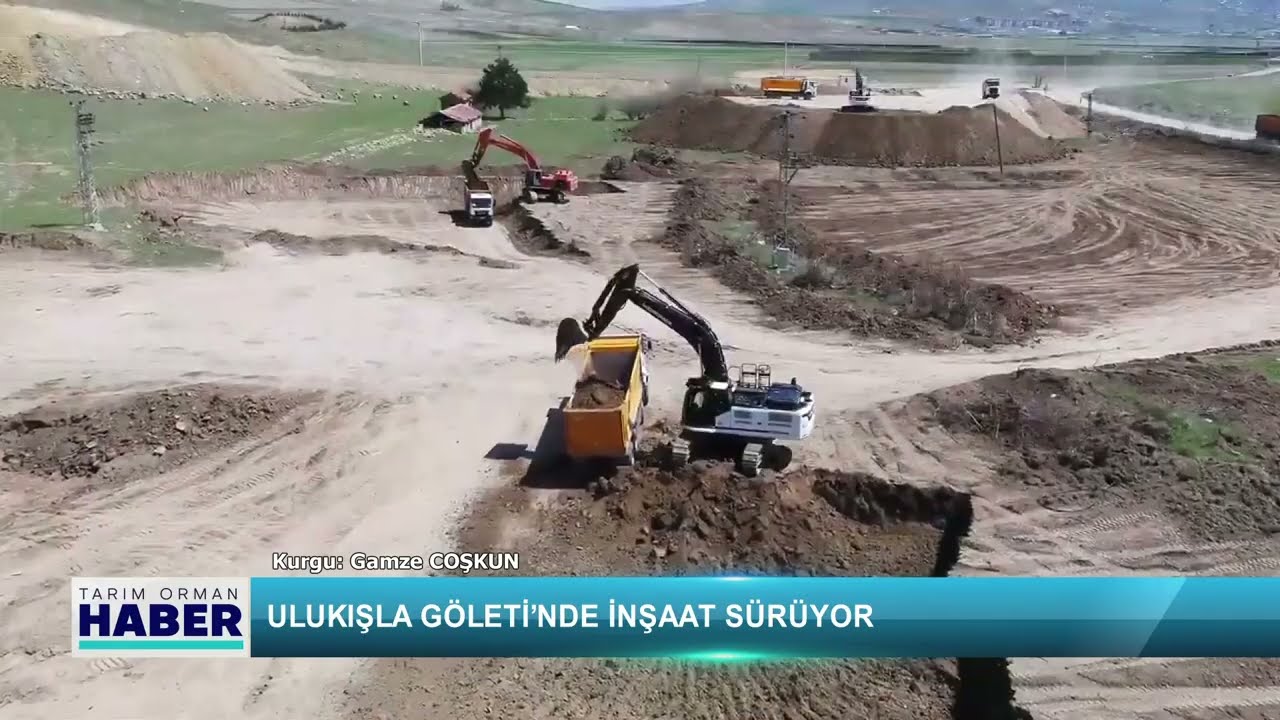 Ulukışla Göleti’nde inşaat sürüyor