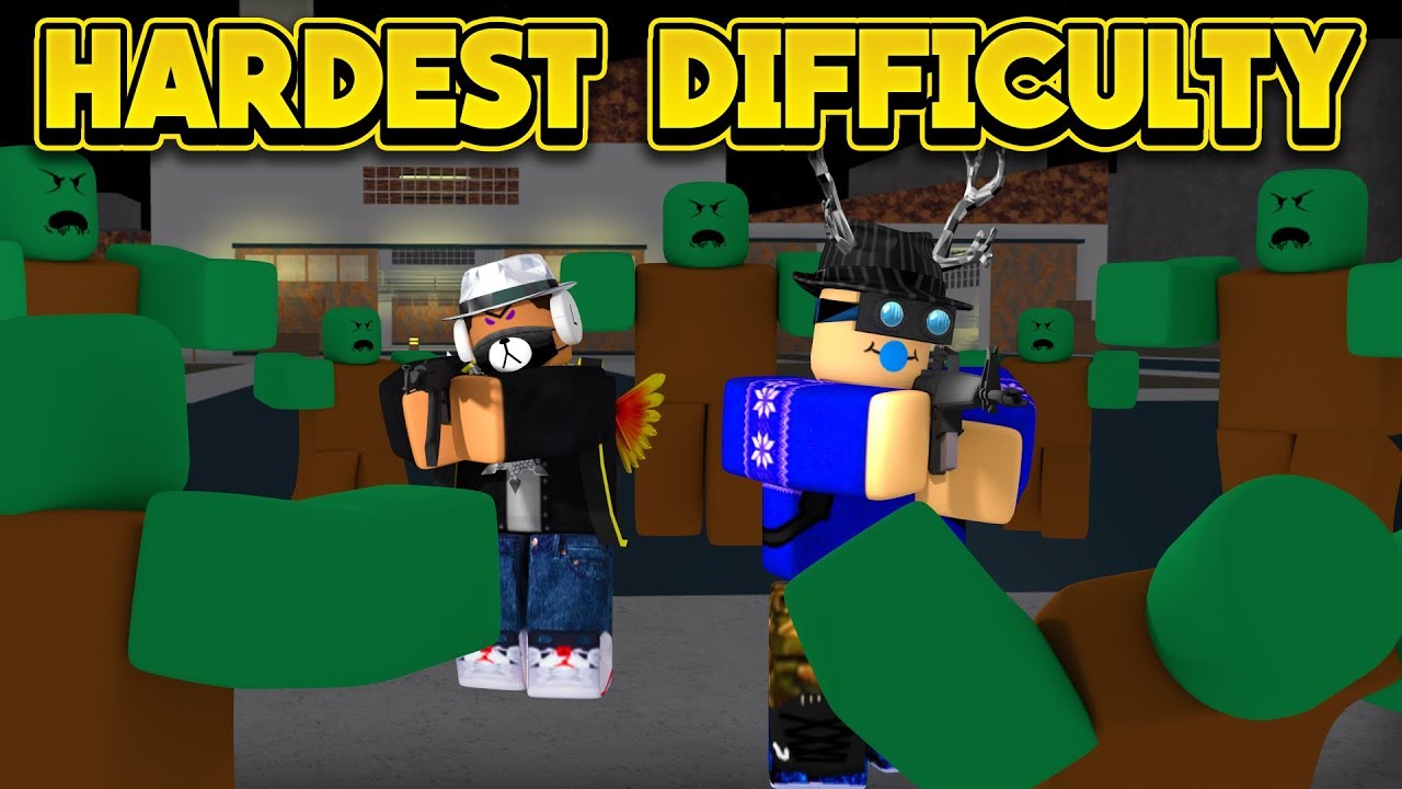 HARDEST DIFFICULTY WAVE SURVIVAL! (ROBLOX Zombie Attack)