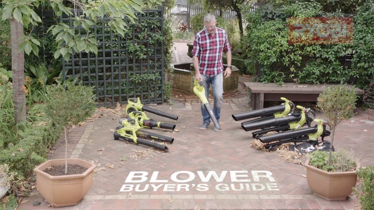 RYOBI: Руководство покупателя воздуходувок
