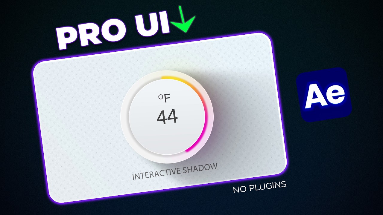 Interactive Animation Minimal Ui Style In After Effects  Step By Step Tutorial
