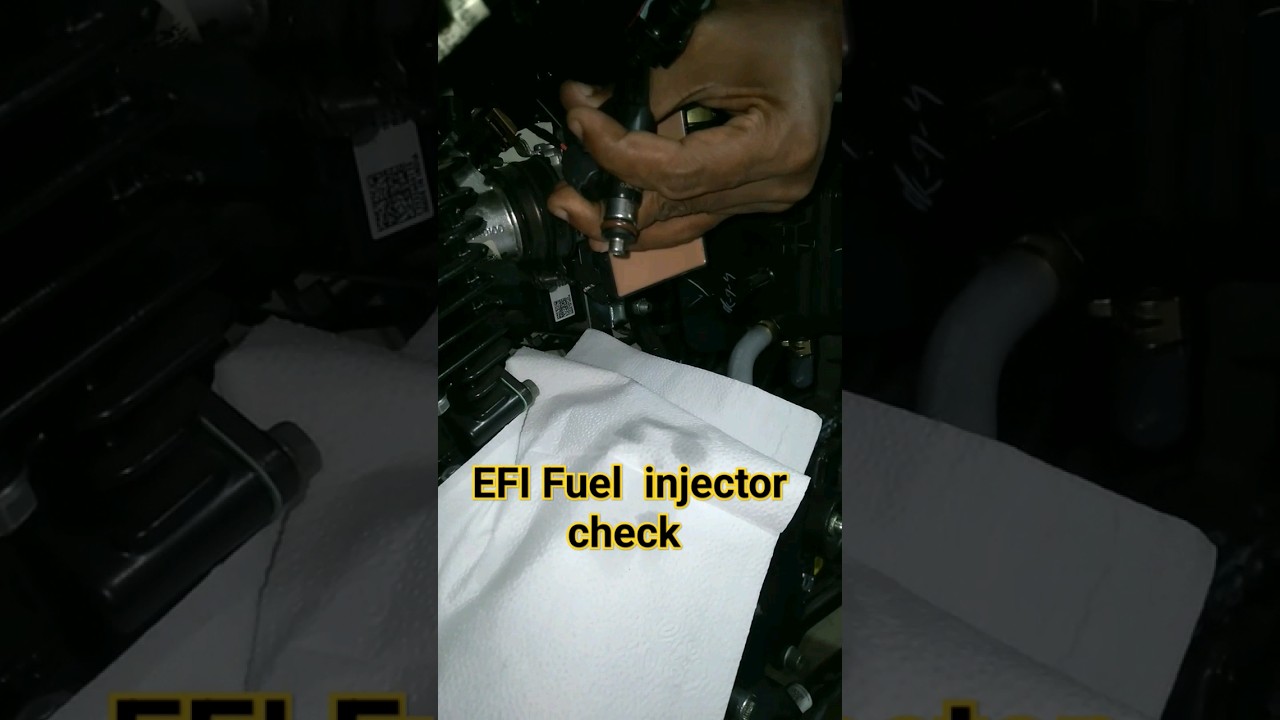 Efi fuel injector check #viral #shortvideo #bike #shorts
