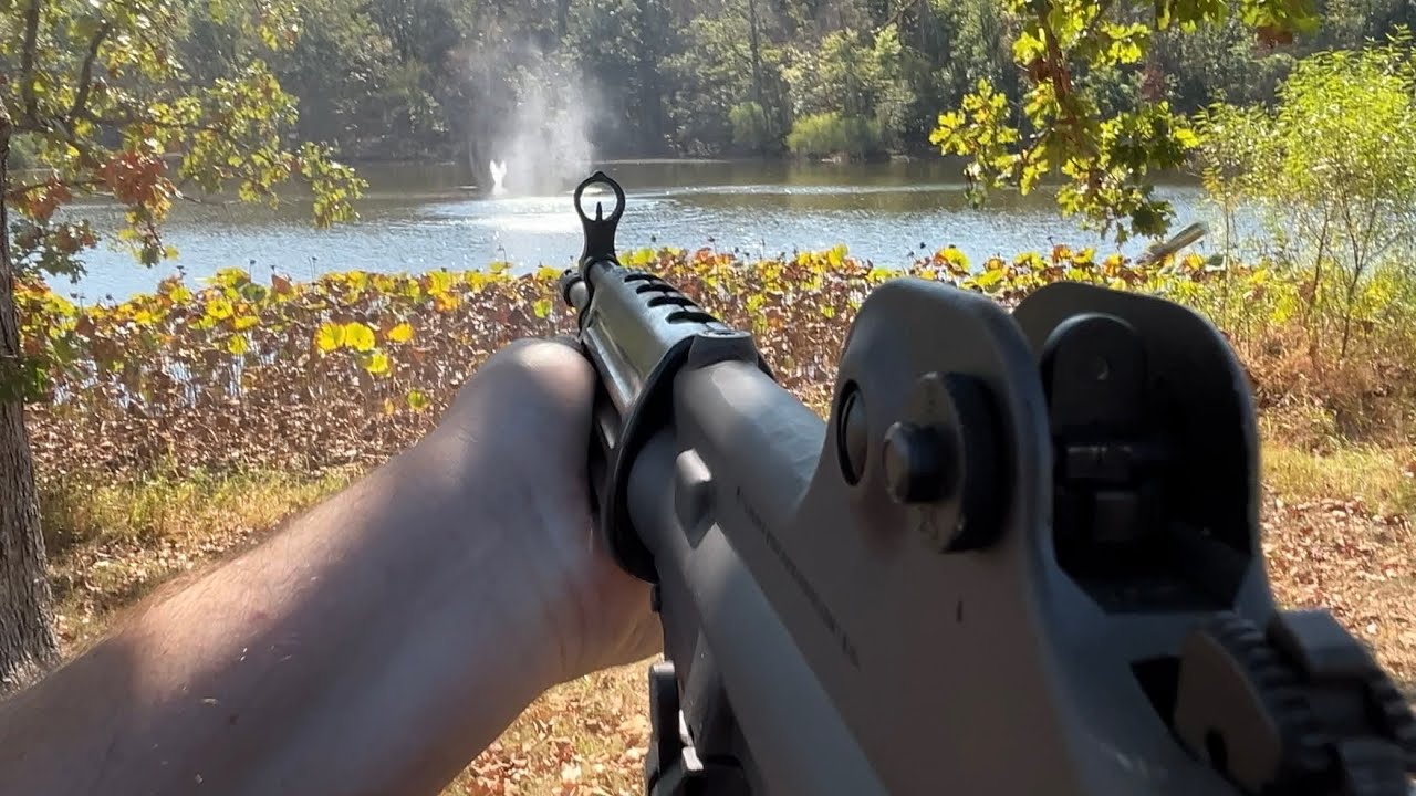 Korean Daewoo K2 (semi-auto) POV firing