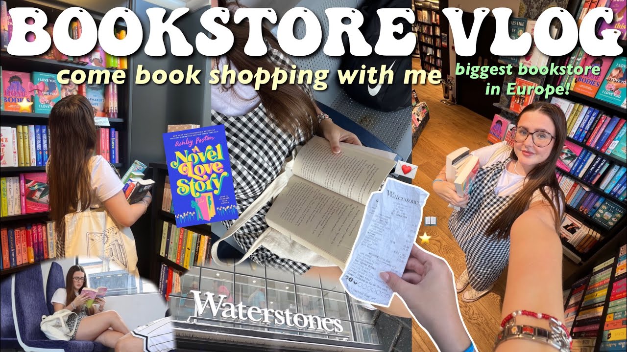 bookstore vlog 📚💌 come book shopping with me