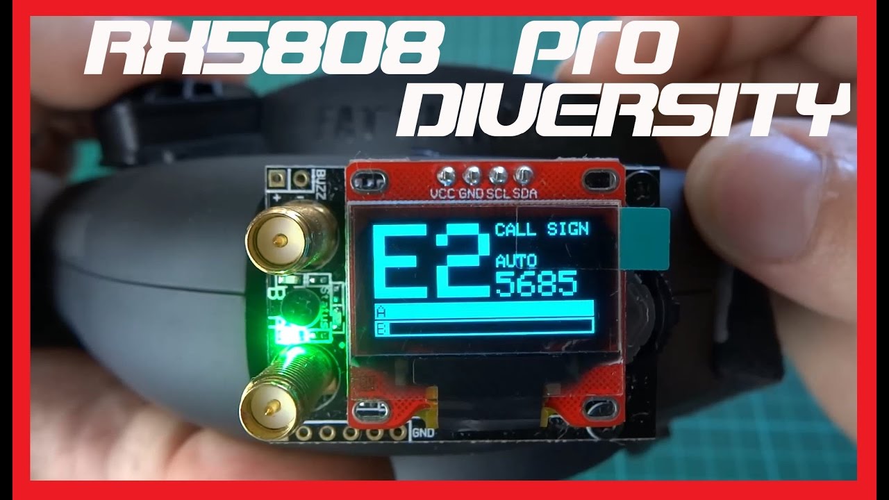 Realacc RX5808 Pro Diversity Fatshark - La forge furious clon FPV español