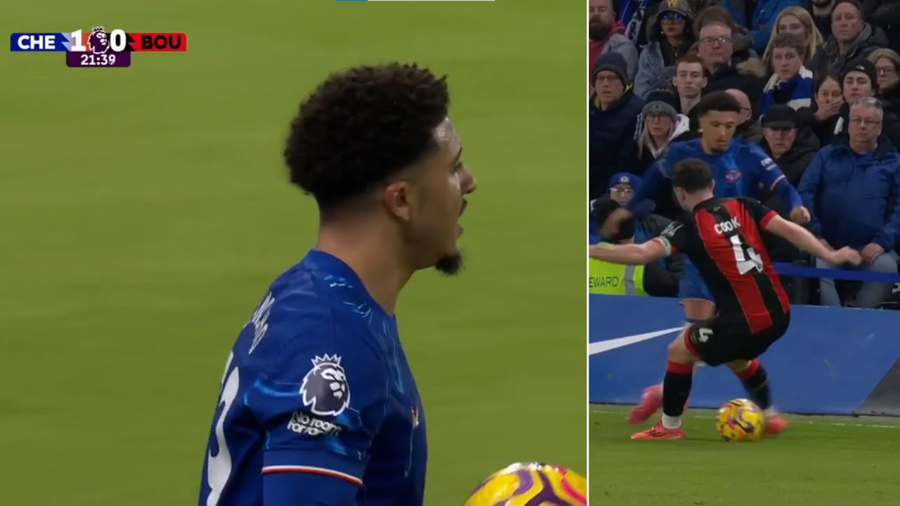 Jadon sancho vs Bournemouth || (14/01/25) with English commentary