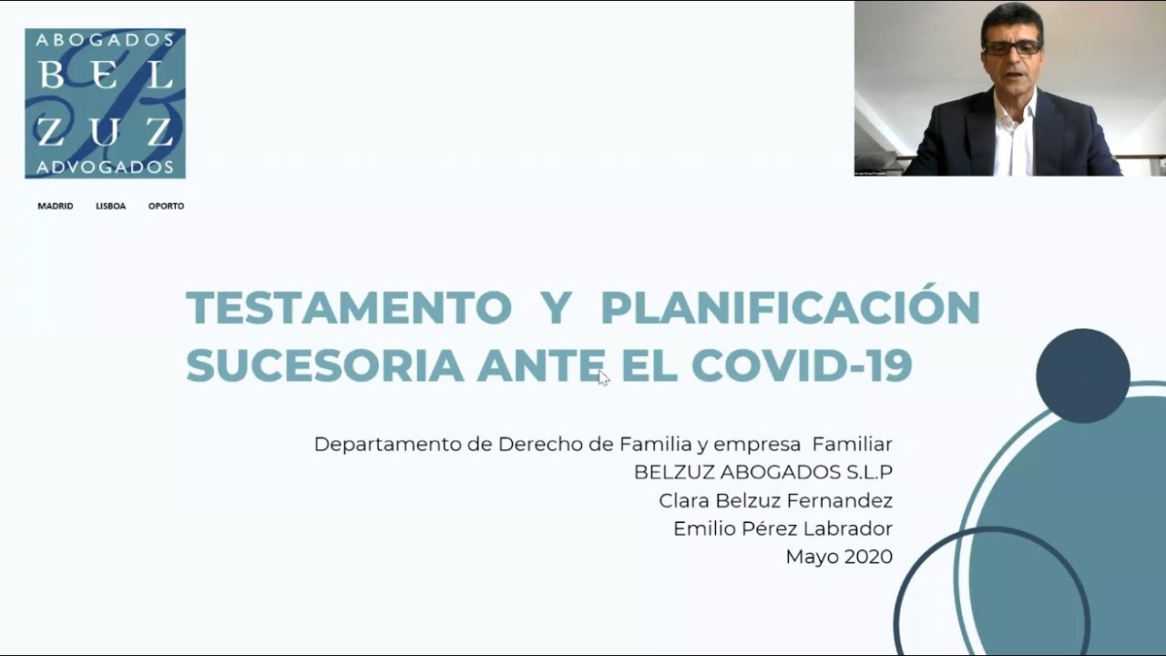 Webinar - Testamento y planificaci&oacute;n sucesoria ante el COVID-19