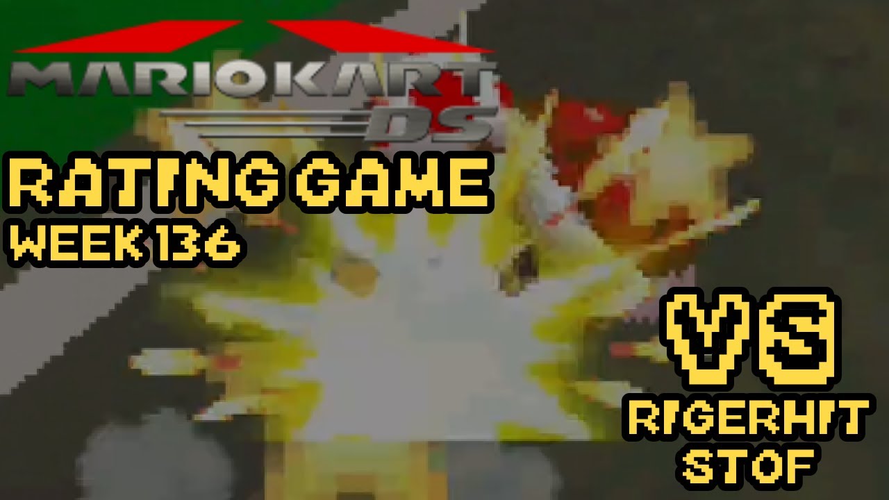 Mario Kart DS - Online Match - Rating Game Week 136 (Real DS Capture)