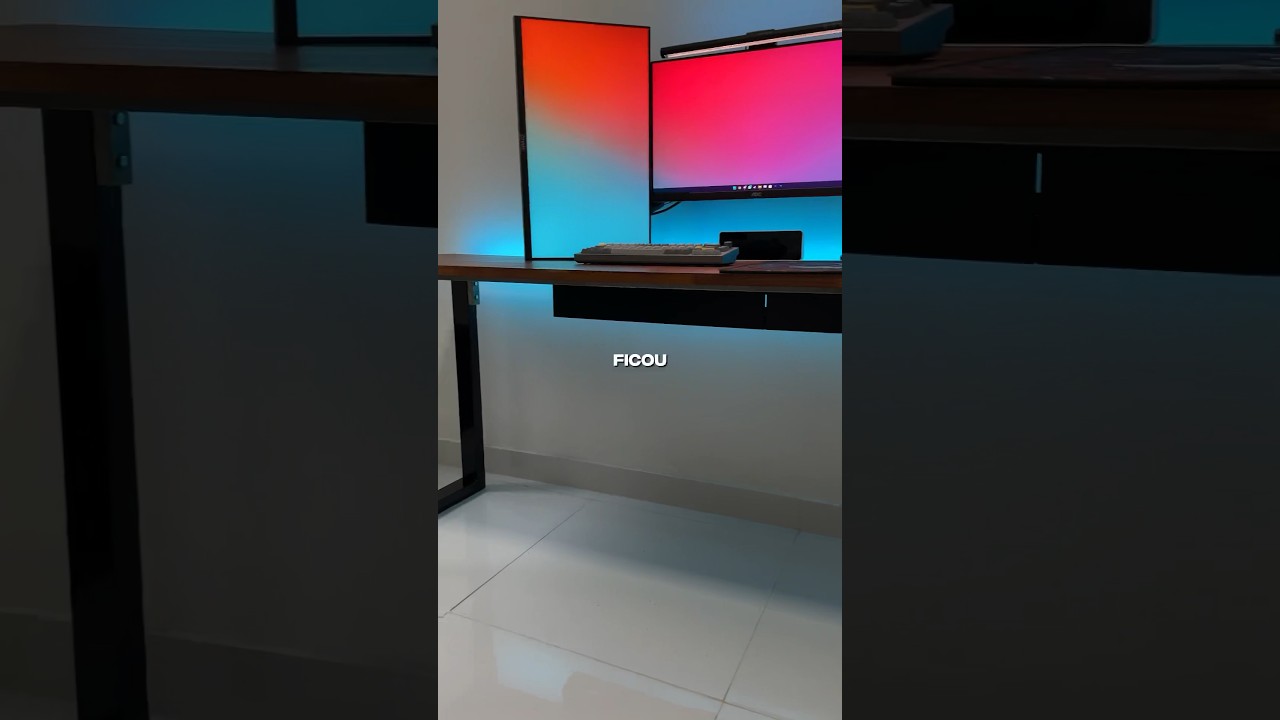 Como organizar os cabos do setup! #shorts #gamingsetup #tech