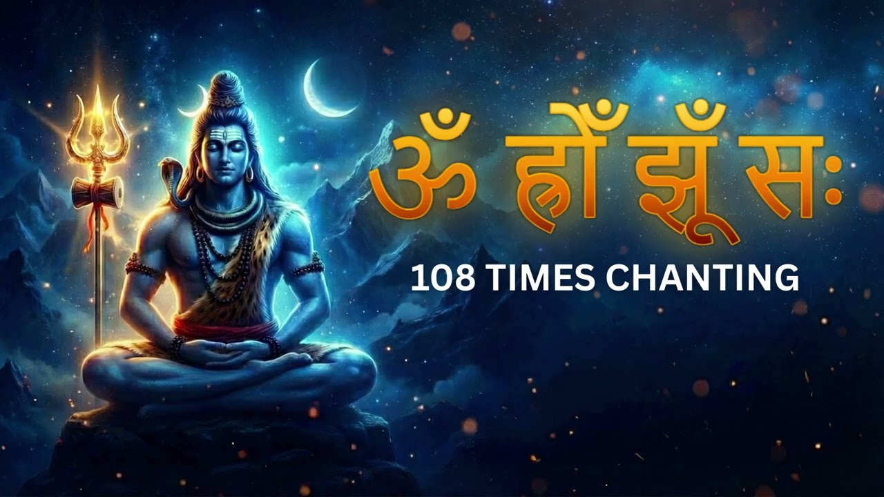 ॐ ह्रोँ झूँ सः (Om Hraum Jhoom Sah) | 108 Times Chanting | Powerful Healing Mantra