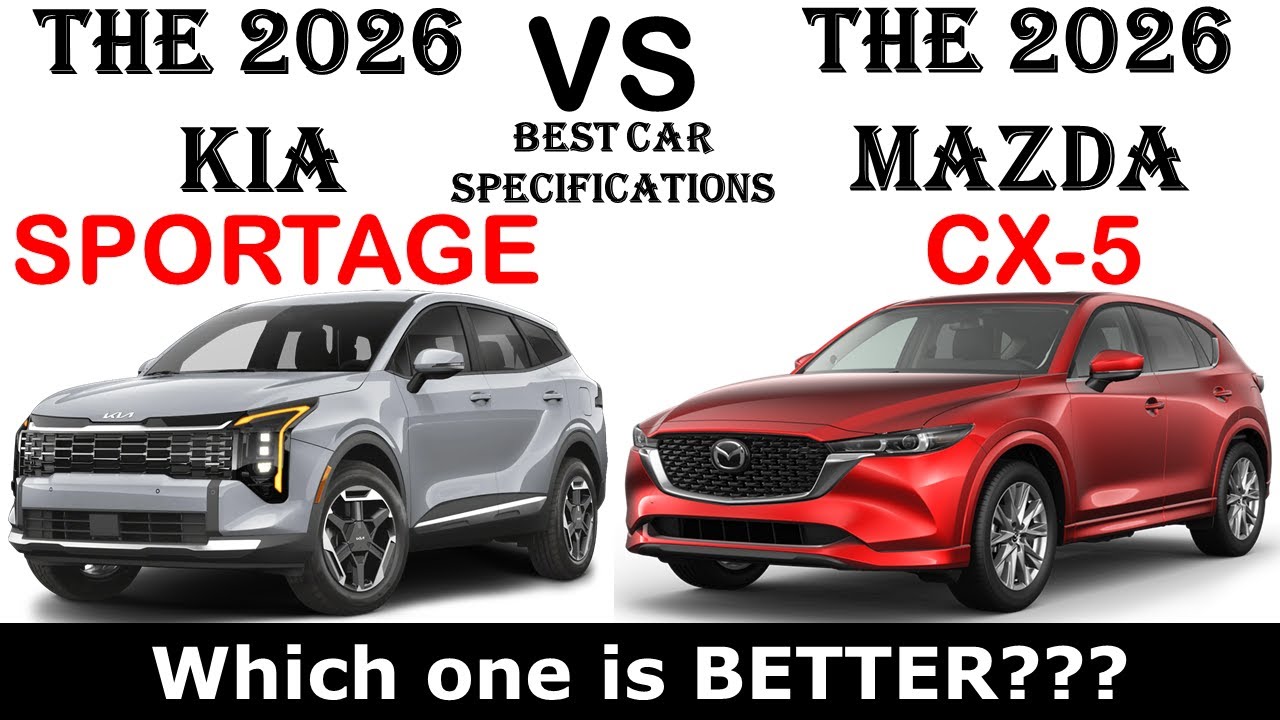 The 2026 Kia Sportage Vs The New Mazda CX-5 | Which one is better ?