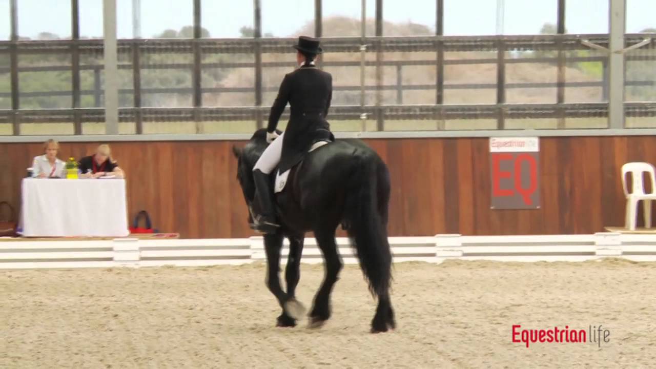 Natasha Althoff-Kelly and Ebony Park Abe FEI Grand Prix CDI