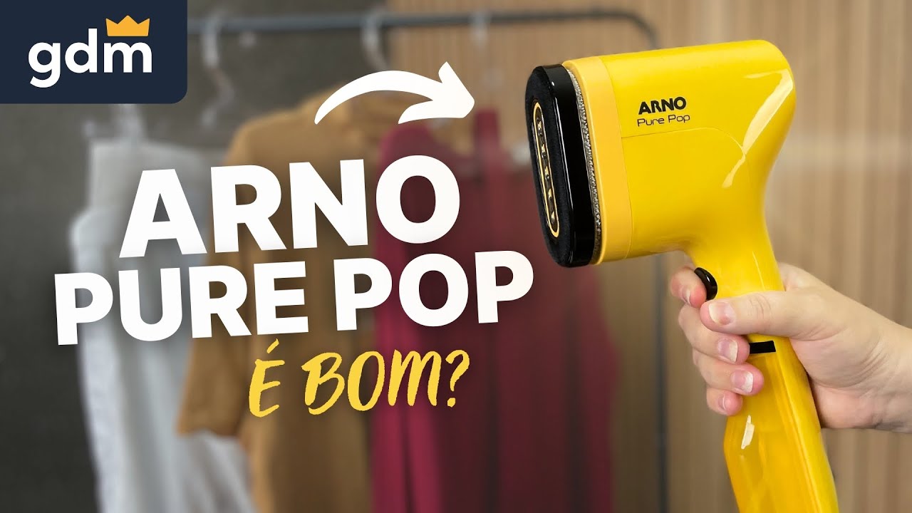 Vaporizador de Roupas Arno Pure Pop: Nova Passadeira a Vapor da Arno!