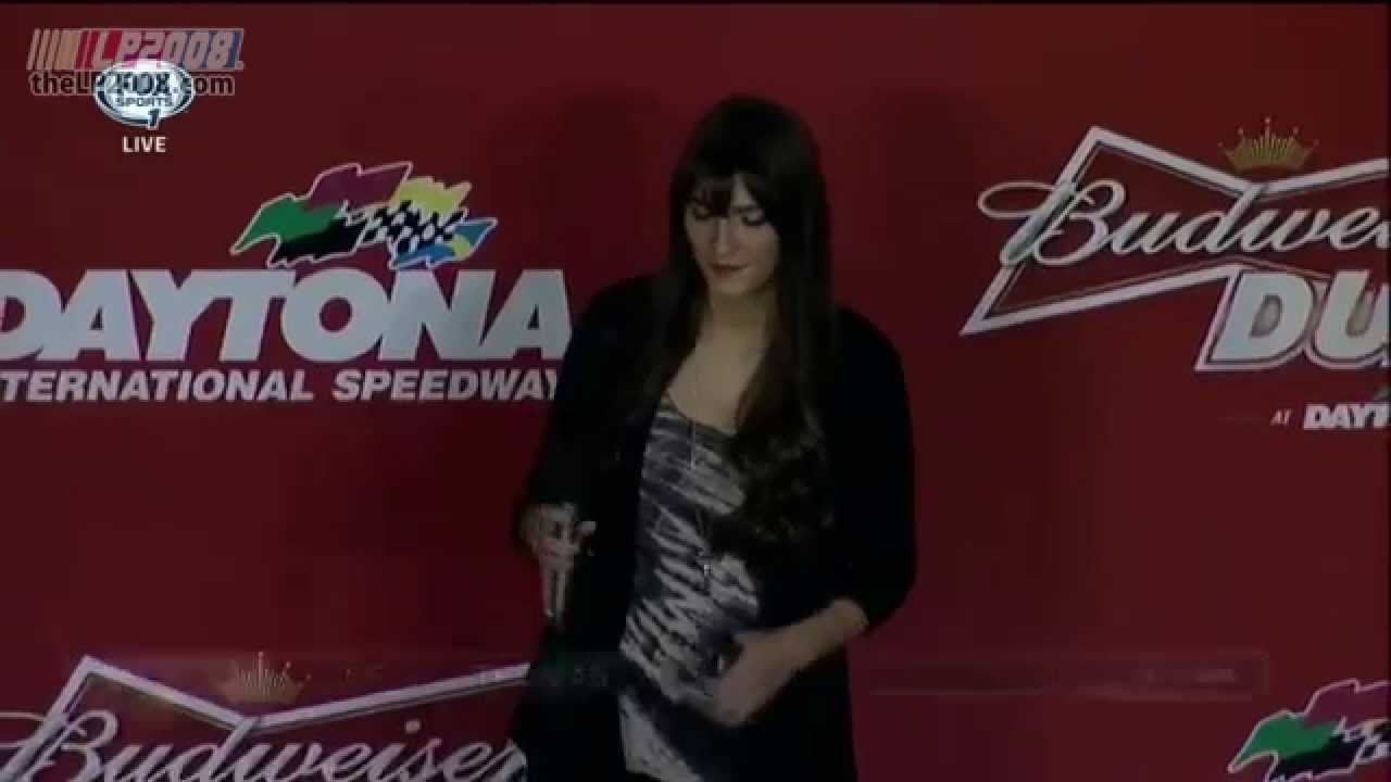 Tiffany Thomas@DAYTONA Budweiser Duels 2014