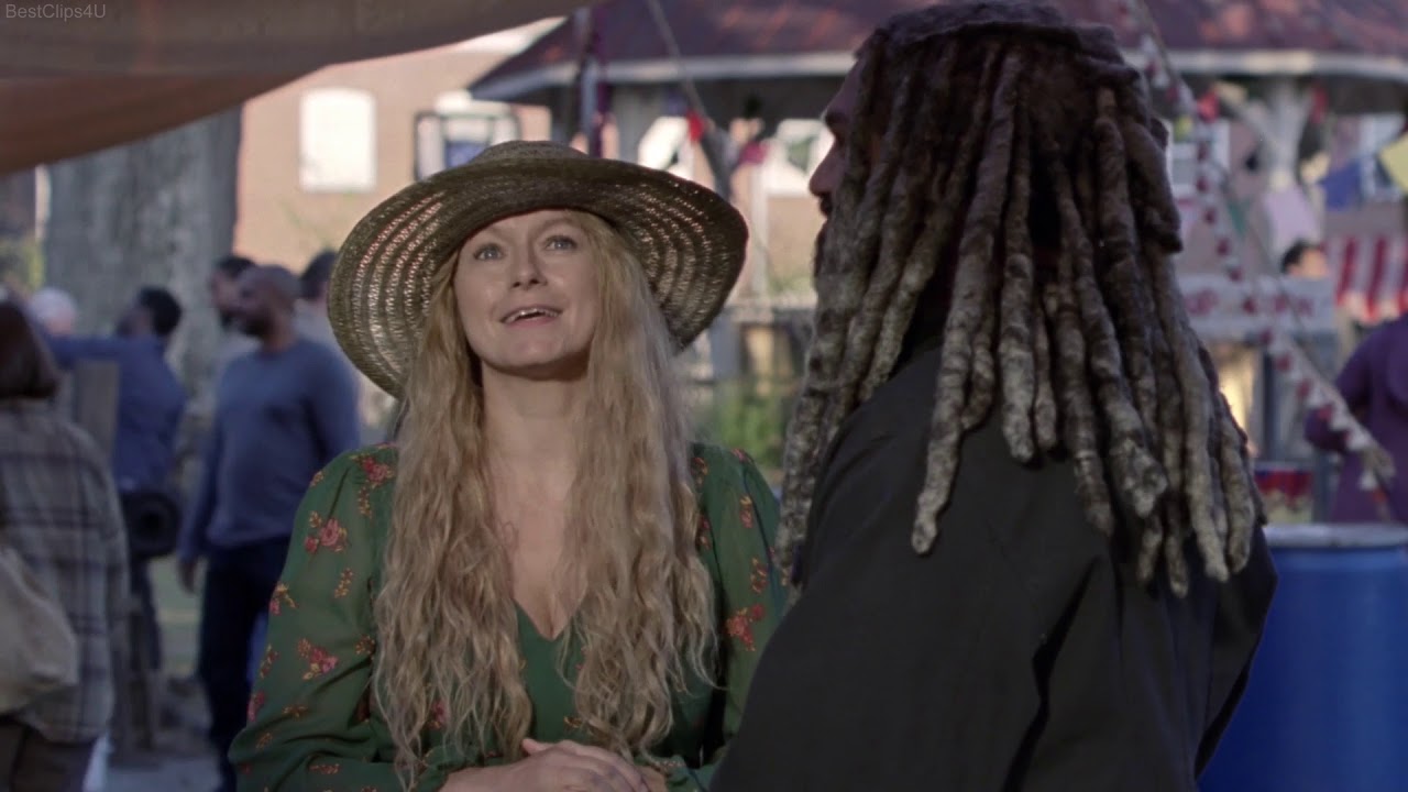 The Walking Dead 9x15 | Alpha met Ezekiel Scene