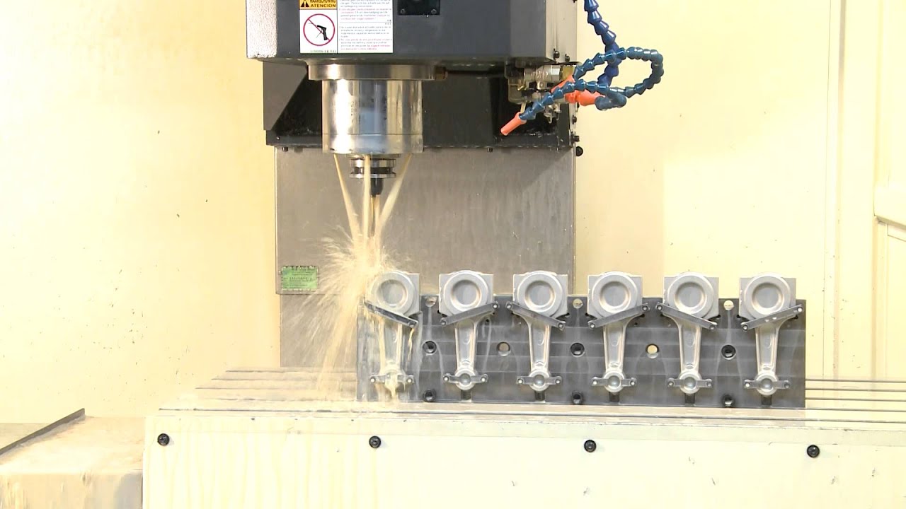 Connecting rod manufacturing for re-engineered compressors.