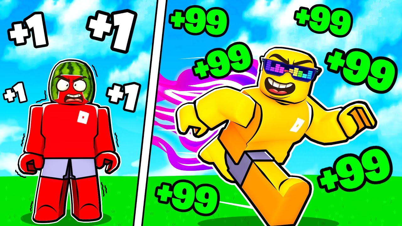 Roblox But Every SECOND You Get FASTER
