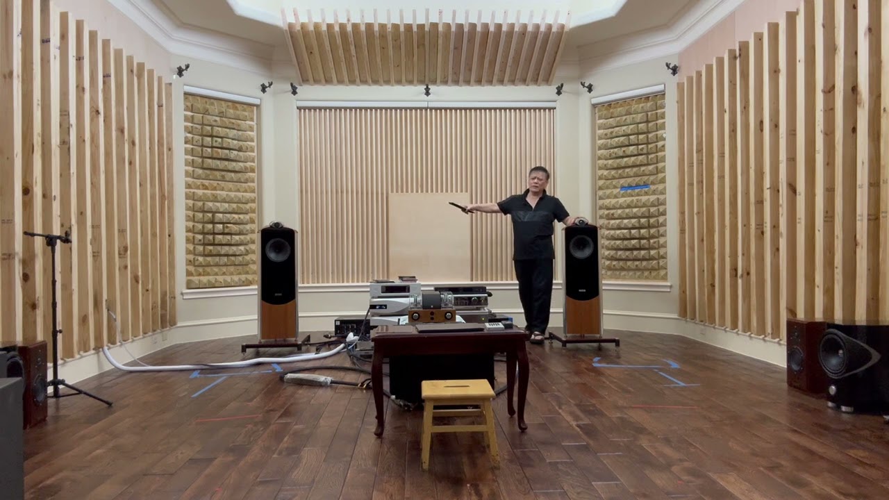 如何定位喇叭位置與皇帝位 // Unison S6  PK  Burmester 077 + Gryphon Mephisto