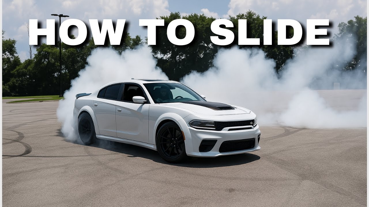 Learning How to Slide a Dodge Charger Hellcat 😤 | First Time Sliding Gone Wild!