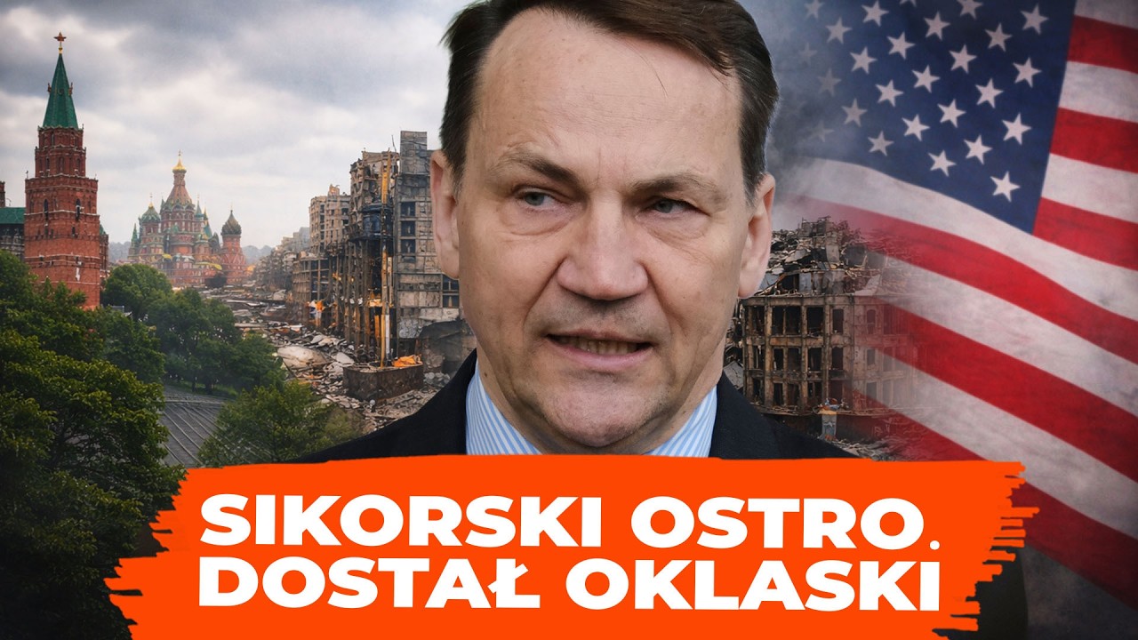 Sikorski znowu mocno, wyjaśnia punkt po punkcie. Po jego słowach rozległy się brawa
