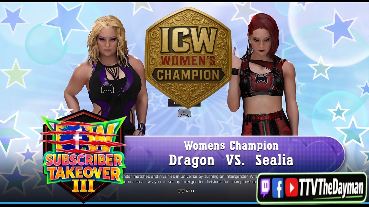 Dragon VS Sealia Womans Title at Subscriber Takeover 3