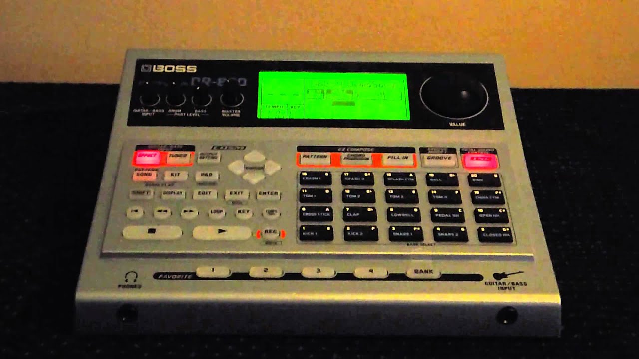 Roland Boss DR-880 Drum Machine Factory Demo