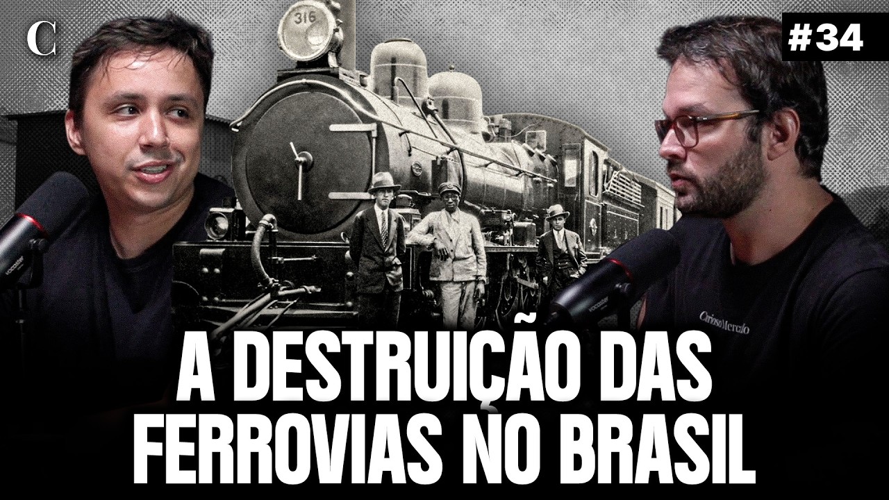 Por que o Brasil não tem FERROVIAS? | EP. 34