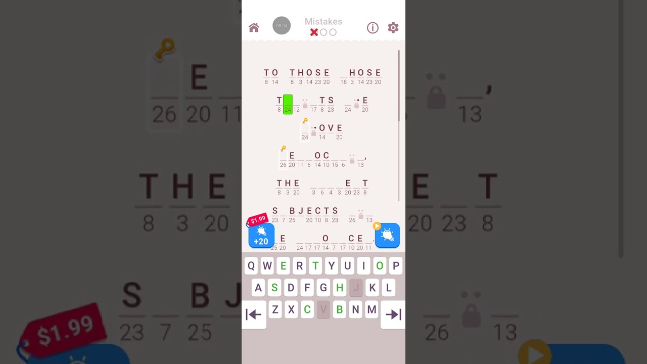 Cryptogram level 90