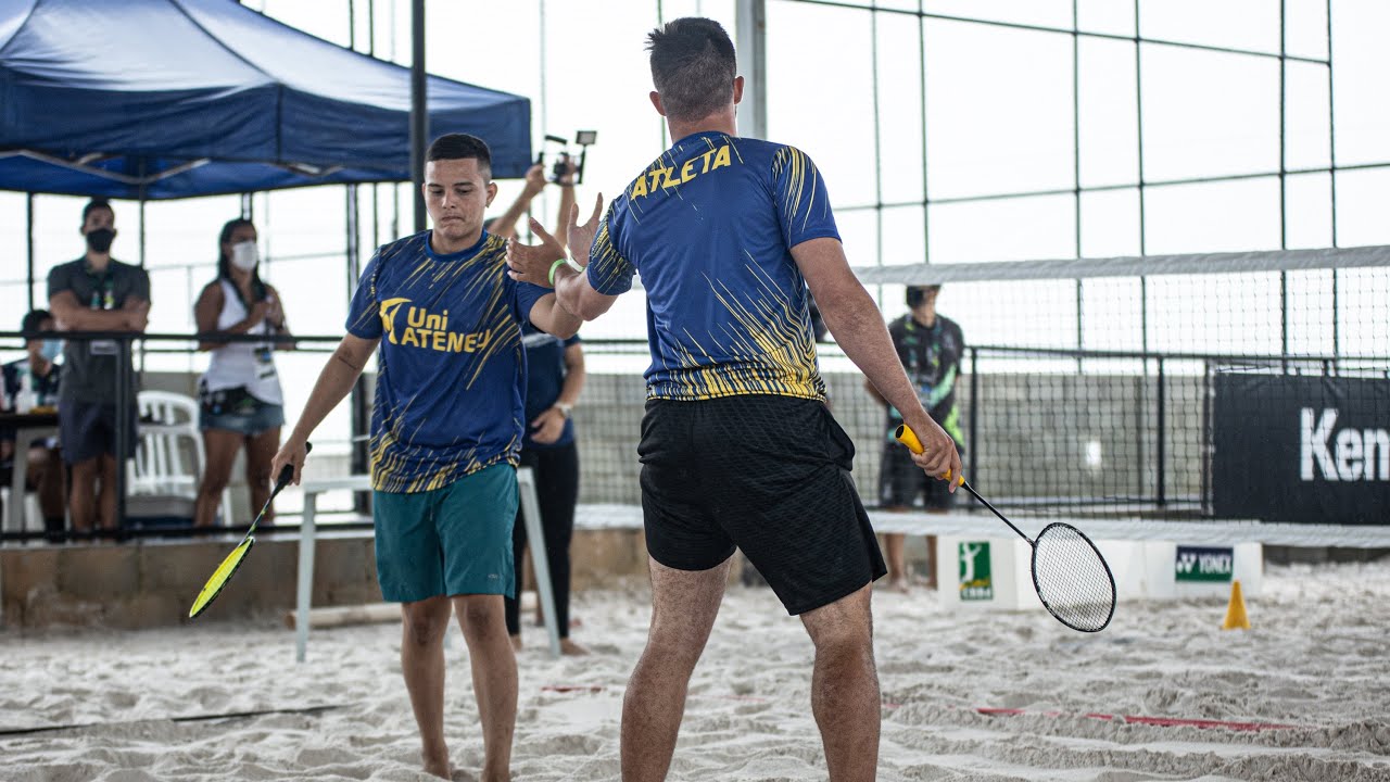 AirBadminton Final Dupla Masculina - JUBs Praia 2021