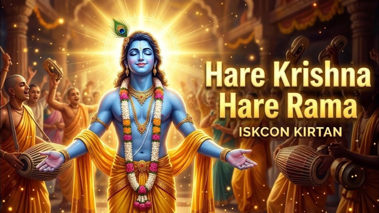 Hare Krishna Hare Rama 🙏 | ISKCON Kirtan | Powerful Maha Mantra Chant | Peaceful Bhajan