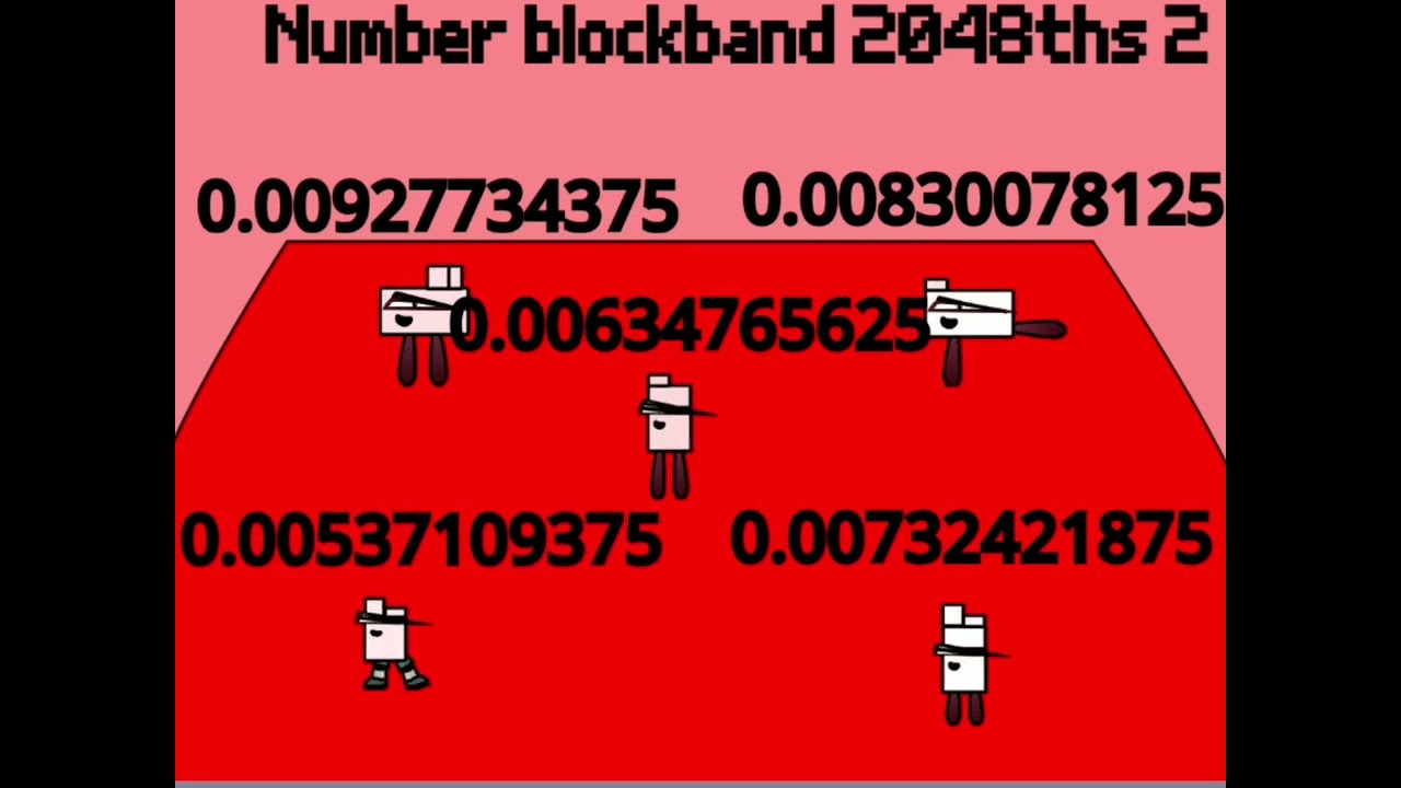 Number blockband 2048ths 2