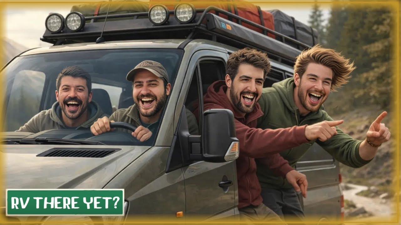 YETİ KOVALADI ARABAMIZ HAVAYA UÇTU! | RV THERE YET? @pintipandaYT @H1vezZz @Quanaril
