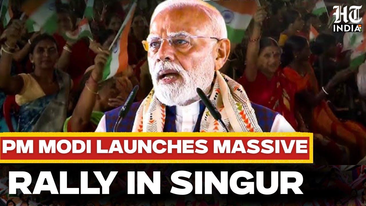 PM Modi LIVE | PM Modi Holds Massive Rally in Singur, West Bengal | PM Modi Rally | BJP Vs TMC
