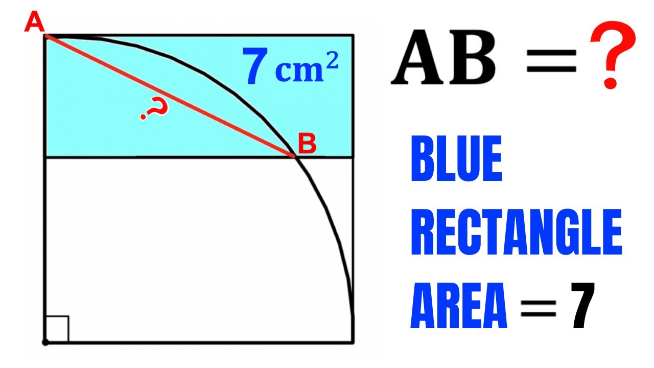 Let's Think outside the Box! | Find the chord length AB | (Simple explanation) | 