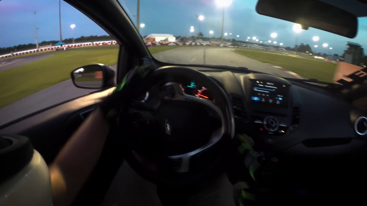 Steeda upgraded Fiesta ST Autocross at PBIR - Steeda