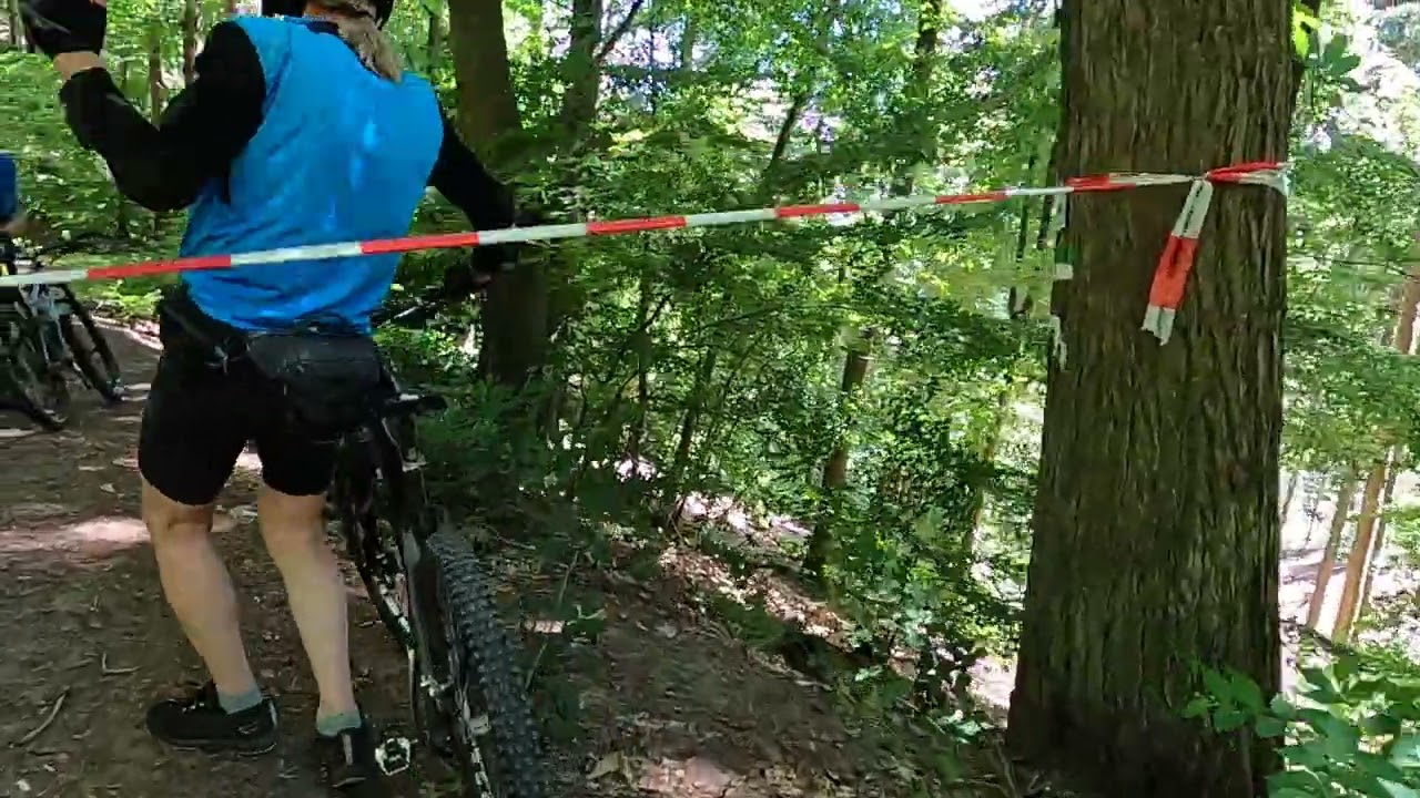 The last downhill.